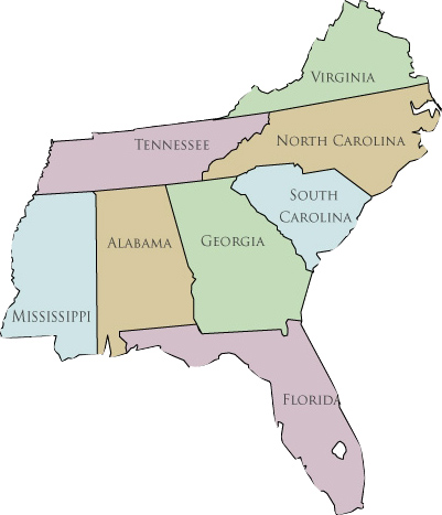 Map_Southeast
